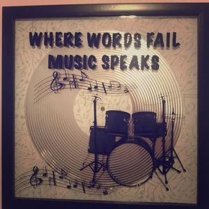 Decorative music posters